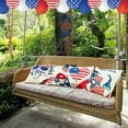 thumbnail image 6 of 4th of July Decorations Pillow Covers 18 x 18 Inch Set of 4 Memorial Day Decor America Flag Stars and Patriotic Throw Pillow Covers Gnomes Pillows Independence Day Decor for Home, 6 of 7