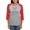 Heather/Red, variant on CafePress - Hoppy Easter Long Sleeve T Shirt - Womens Baseball Tee