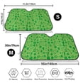 thumbnail image 3 of Uemuo St Patrick's Day Pattern Accordion Car Windshield Sun Shade, Foldable Reflective Sun Visor for Car, Reflector Windshield Sunshade-Medium, 3 of 7