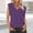 Purple, variant on Nrmvnmi Summer Saving 2024 Tank Top Women Casual Soft Summer V Neck Sleeveless Tops 2024 Outfits Clothes