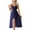 Navy, variant on Lorytime Calf Length Women's Nightgown Long Short Sleeve Embroidery Lace Up Sleepdress V Neck Solid Nightgowns Spaghetti Strap See Through Pajamas Dress Soft Nightdress Blue M