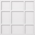 thumbnail image 1 of Ekena Millwork CMP28RK 28 in. OD x 9.75 in. Square Rubik Architectural Grade PVC Contemporary Ceiling Medallion, 1 of 1