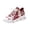 Red, variant on IEMIEMIEM Christmas Theme Sneakers for Mens Womens Running Festive Sports Shoes with Santa Claus Design Breathable Athletic Tennis Shoes 6 wide