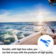 thumbnail image 4 of Soidarity Paquete de 10 cebos de pesca de agua salada falsa, agua dulce, señuelo de agua de mar, portátil, para exteriores, río, mar, lago, aparejos de Pescar Azul Soidarity OD028702-01, 4 of 6