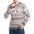 thumbnail image 2 of Chandail de Noël pour Hommes Rudolph Renne Vacances Festif Tricoté Cardigan Mignon Laid, 2 of 5