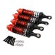 thumbnail image 5 of 4x Amortiguador de resortes de amortiguador delantero y trasero rojo para 1/10 Slash 4WD Sunnimix Amortiguador de choque RC Crawler, 5 of 5