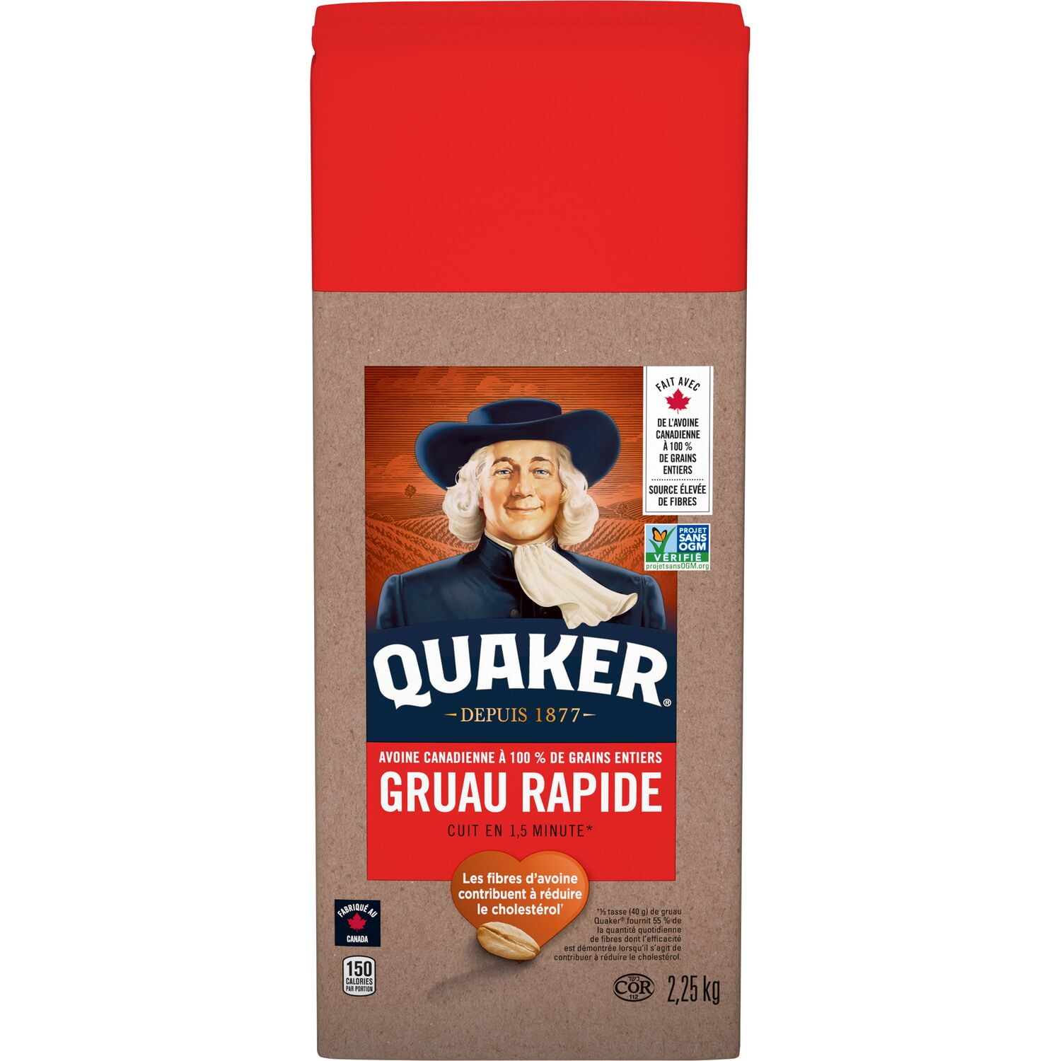 Quaker Quick Oats, 2.25 kg.