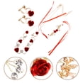 thumbnail image 4 of KAKOWELY 1 juego de joyas para mujer, collar, pulsera, pendientes, flores, San Valentín, para novia y boda., 4 of 5