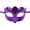 Purple, variant on Mskk Glitter Masquerade Mask for Women, Venetian Half‑Face Mask Halloween Mardi Gras Carnival Costume Ball Cosplay Party Accessory for Night Event