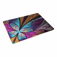 thumbnail image 2 of MKHERT Vintage Beautiful Fractal Flower Pink in Blue Beige Doormat Rug Home Decor Floor Mat Bath Mat 23.6x15.7 inch, 2 of 3