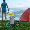 thumbnail image 3 of Dwellnix Tragbare solarbetriebene Camping Dusche Wasserkanister 12L Duschkopf 3 Gallonen, 3 of 8