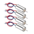 thumbnail image 1 of Unique Bargains 4 PCS DC 3V 40000RPM Coreless Micro Motor 612 6x12mm for Airplane Model RC Toys, 1 of 3