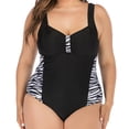 thumbnail image 1 of Traje de baño de talla grande Traje de baño de una pieza para mujer, Traje de baño de bikini sexy para mujer, 1 of 6