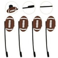 thumbnail image 4 of 10pcs Plastic Straw Sleeves Cartoon Sports Ball Shape Straw Cover Plastic Straw Cover Straw End Plugs, 4 of 7