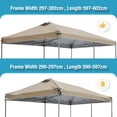 thumbnail image 3 of Cubierta Superior de Repuesto para Toldo 3x6 m para Carpa Plegable Ez Up, 3 of 8