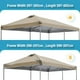 thumbnail image 3 of Cubierta Superior de Repuesto para Toldo 3x6 m para Carpa Plegable Ez Up, 3 of 8