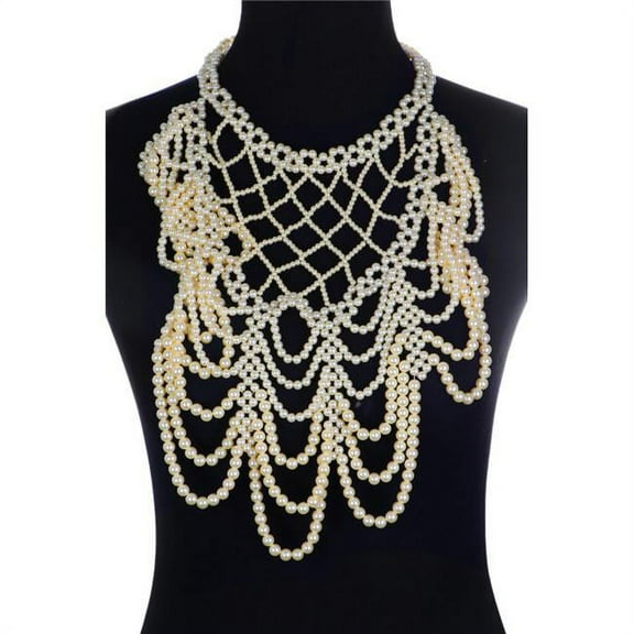Western Fashion 14204 Victorian Pearl Choker