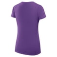 thumbnail image 3 of Women's G-III 4Her by Carl Banks Purple Minnesota Vikings Dot Print V-Neck Fitted T-Shirt, 3 of 3