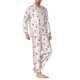 thumbnail image 2 of Balery Cute Cartoon Cows Pijama para Hombre de Dos Piezas con Manga Larga, Conjunto de Dormir y Descanso Suave con Bolsillos-XX-Large, 2 of 7