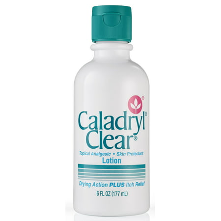 Caladryl Skin Protectant Calamine + Itch Relief Lotion, Clear, 6 (Best Calamine Lotion Brand)