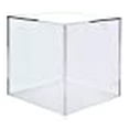 thumbnail image 3 of Marketing Holders Acrylic Clear Cube Riser Display Box or Bin 5 Sided Trophy Figurine Pedestal Display 9" Square, 3 of 10