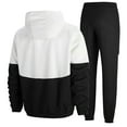thumbnail image 3 of Timoontee Men's Active Tracksuits Full Zip Sports Suits Sets 2 Piece Sweatsuits Long Sleeve Hoodies with Drawstring Joggers Color Block Casual Outfits Black XXXL, 3 of 3