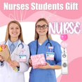 thumbnail image 6 of PatungKu Nurse Badge Buddy Badge Holder Glittering Badge Reels Nurse Badge Cards, 6 of 7