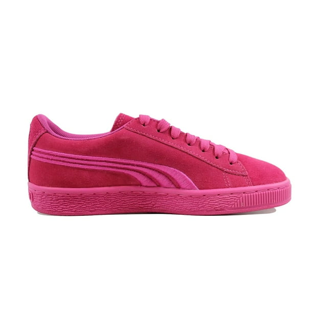 Pink suede pumas grade school deals