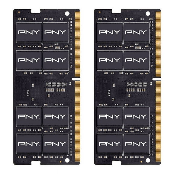 PNY 16GB (2x8GB) Performance DDR4 2666MHz Notebook Memory Kit – (MN16GK2D42666)
