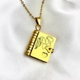 thumbnail image 4 of Hencethus Book Necklace, Granddaughter Daughter Necklaces from Grandma Mom, Stainless Steel Jewelry Gift for Anniversary Birthday Graduation, 4 of 6