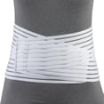 thumbnail image 1 of Soporte lumbar sacro de venta libre, 18 cm, compresión ligera, elástico, blanco, extragrande, 1 of 5
