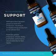 Methylene Blue 0.5% Compass Laboratory | USP-Grade | 50mL Glass Bottle