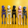 thumbnail image 6 of 3D Printed Skeleton Refrigerator Magnets - Skeleton Magnets for Rridge, Decorative Fridge & Locker Magnetic Skeleton for Refrigerator, Skull Magnets for Kitchen, Office, and Garage 18cm Purple, 6 of 9