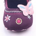thumbnail image 4 of Otqutp Baby Round Toe Shoes Girls Sneakers Baby Cute Bow Embroidered Walking Shoes Flat Shoes Toddler Walking Shoes, 4 of 7