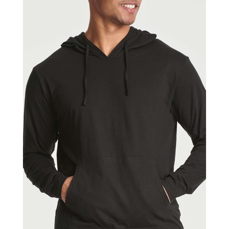 Men’s Big & Tall Cotton Hoodie - Lightweight Pullover Hooded Sweatshirt With Drawstring & Pocket