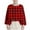 Red 1, variant on HAiming Plaid Sweatshirts for Kids Long Sleeve Crew Neck Loose Casual Pullover Shirts Fall Winter Outdoors Sweater