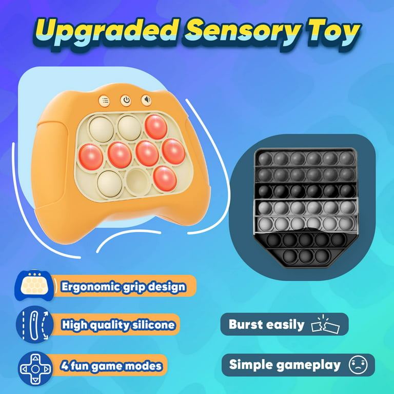 Light Up Pop It Pro: Fast Push Puzzle Game Console For Kids - Fun