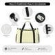 thumbnail image 4 of Balery Lemon Yellow Checkboard Bolsa de Gimnasio para Mujeres, Bolsa de Viaje con Bolsillo Húmedo, Bolsa de Fin de Semana para Mujeres, Bolsa de Viaje Resistente al Agua, 4 of 7