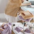 thumbnail image 2 of ✿Portable Electric Blanket Heating Pad Blanket Heated Cordless Throw Fleece Y2H8, 2 of 6