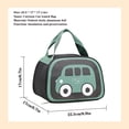 thumbnail image 3 of Lunch Box Kawaii Lunch Bag Cute Car Lunch Box Reusable Warm Lunch Bag Handbag (Yellow One Size)Lunch Box Plastic Fresh Keeping Boxes, 3 of 5