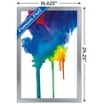 thumbnail image 3 of Bold Color - Rainbow Watercolor Wall Poster, 14.725" x 22.375", Framed, 3 of 5