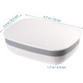 thumbnail image 2 of Caja de jabón (blanca), soporte de plástico para jabón para baño, viajes, senderismo, Camping, 2 uds. JM, 2 of 5