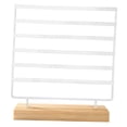 thumbnail image 3 of KLKCMS Earring Organizer Display Stand, Women Girls Gift 6 Layers Jewelry Rack, Earring White, 3 of 9