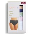 thumbnail image 2 of Joyspun Women's Cotton-Blend Brief Panties, 6-Pack, Sizes S-XXXL, 2 of 2