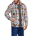 thumbnail image 2 of Goofa Mexican Bright Style Pattern Mens Full-zip Hoodie, Zip-up Pullover Hooded Sweatshirt, Kangaroo Pocket Hoodie Ideal for Daily Wear, Travel, and Home-Large, 2 of 5