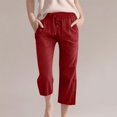 thumbnail image 2 of TZEWGL Comfortable High Waisted Wide Leg Pants For Kids Elastic Trousers Comfy Straight Leg Long Pants With Pockets For Children size 4-5T, 2 of 5