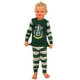 thumbnail image 4 of Harry Potter Kids Hogwarts Houses Crest Tight Fit 2 PC Long Sleeve Pajama Set - Hufflepuff Gryffindor Slytherin Ravenclaw, 4 of 6