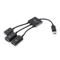 thumbnail image 4 of Câble Micro USB 2USB2.0 OTG Mâle à Femelle pour Tablette Téléphone Intelligent, 4 of 8