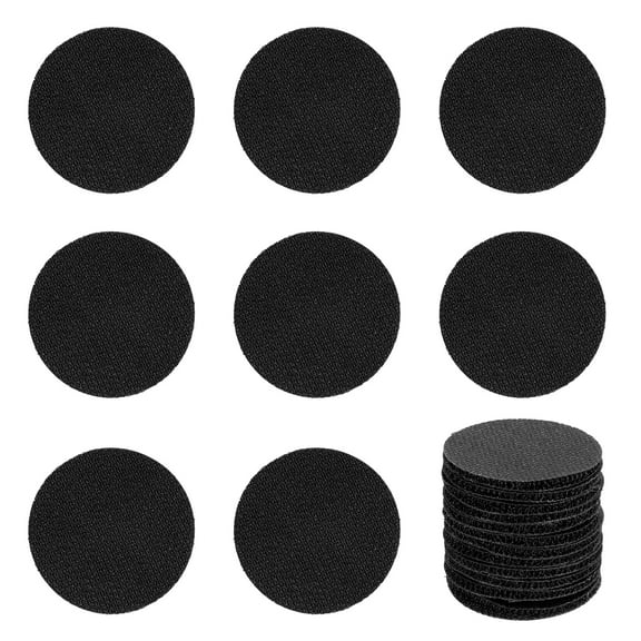 Uxcell 1.6 Inch Carpet Spot Markers 35Pcs Circle Floor Dots Markers Carpet Spots for Teacher Classroom Decoration, Black