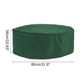 thumbnail image 4 of Cubierta a prueba de polvo para mesa redonda y sillas Unique Bargains 1 pieza verde, 4 of 5